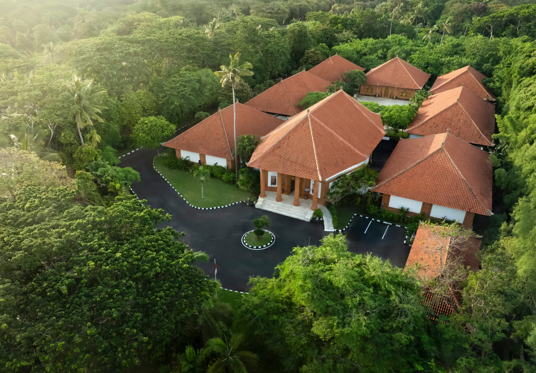 Museum Pasifika exterior and grounds in Nusa Dua