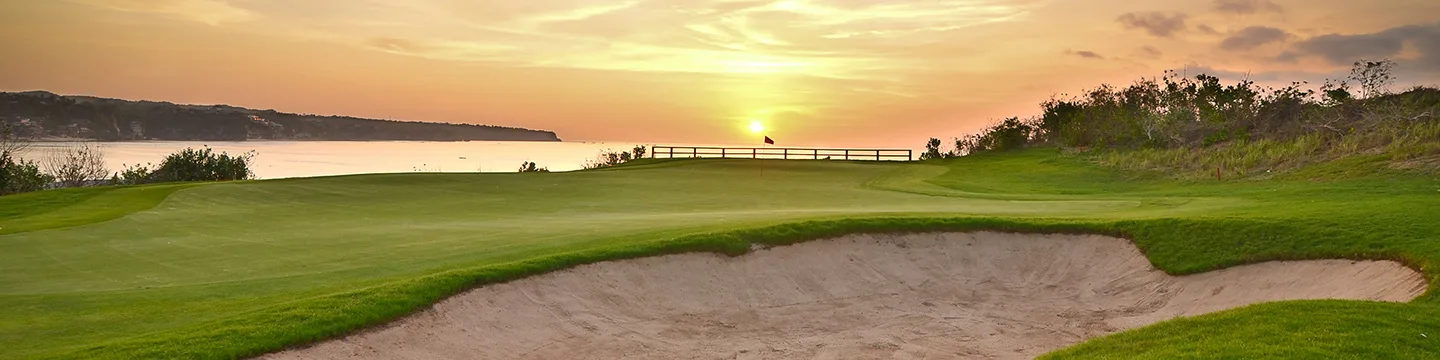 New Kuta Golf course landscape in Pecatu