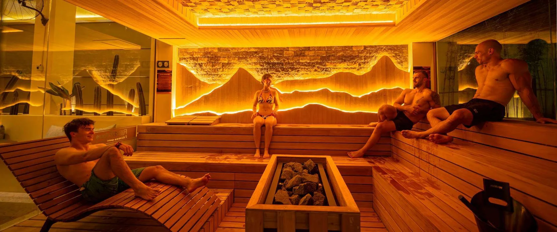 Sauna at Rendezvous Fitness Bali in Ubud